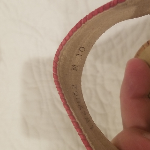 Stuart Weitzman Women's Wedge Shoes...red, size 10 - Picture 6 of 7